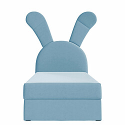 Jenkkisänky BUNNY LIGHT 100x200 + sijauspatja, sininen (2468)