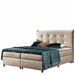Jenkkisänky PRATO 120x200 + sijauspatja, beige (7619)