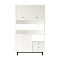 Aamiaiskaappi Linento Furniture RE7, valkoinen