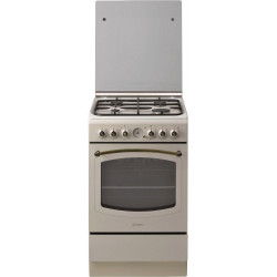 Kaasuliesi Indesit IS5G8MHJE1 sähköuunilla, 50cm, beige