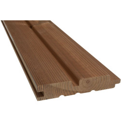 Sisustus-/saunapaneeli Karava Tuplarhombus, 26x138x4800mm, lämpökäsitelty mänty