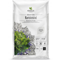 Koristekivi Kekkilä Valkoinen Gabro 5-12 mm 42 säkkiä x 25 kg/lava, 1050 kg