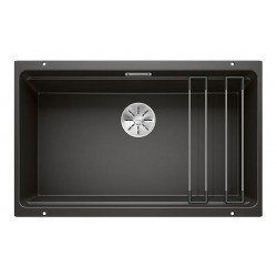Keittiöallas Blanco Etagon 700-U, 730x460mm, silgranit, altakiinnitettävä, mattamusta
