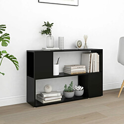 Kirjahylly 100x24x63 cm lastulevy musta