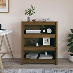 Kirjahylly 80x35x97 cm mänty hunajanruskea