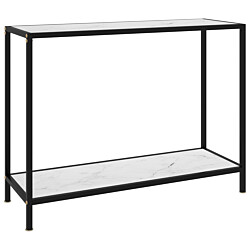 Konsolipyötä 11 100x35x75 cm karkaistu lasi valkoinen