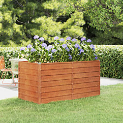 Istutuslaatikko ruoste 160x80x77 cm corten-teräs