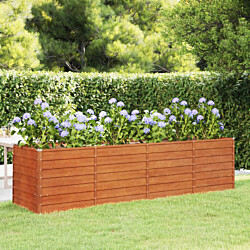 Istutuslaatikko ruoste 320x80x77 cm corten-teräs