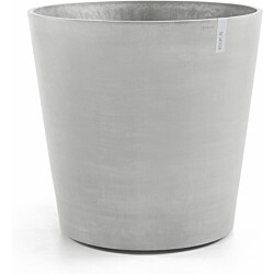 Kukkaruukku pyörillä Ecopots Amsterdam 100cm valkoharmaa
