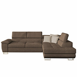 Kulmasohva COTERE, 4-istuttava, ruskea/beige (5759)