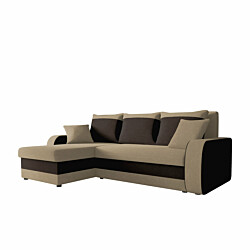 Divaanisohva KRIS M, 4-istuttava, beige/ruskea (3492)