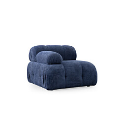 Kulmasohva Linento Furniture Petite, sininen, 3-istuttava