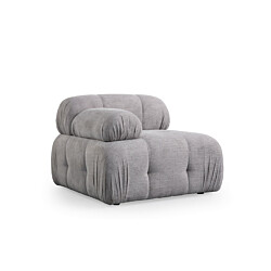 Kulmasohva Linento Furniture Petite, vaaleanharmaa, 3-istuttava