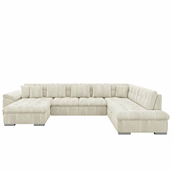 U-sohva NIKO, 6-8-istuttava, beige (1107)