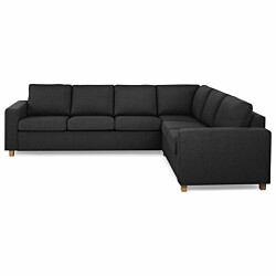Kulmasohva Scandinavian Choice Crazy Large käännettävä 4-istuttava antrasiitti/tammijalat kulmikas