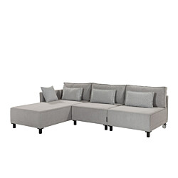 Kulmavuodesohva Linento Furniture Matris, harmaa, vasen