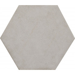 Lattialaatta Kymppi-Lattiat Concrete hex Bone, 14x16cm