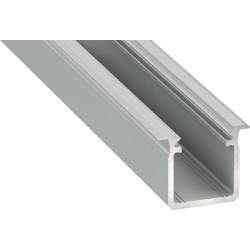 LED-asennusprofiili Lumines Uppo G, 22x18x2020mm, anodisoitu alumiini