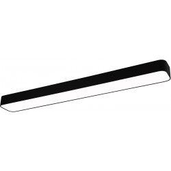LED-kattovalaisin Trio Asterion, 119cm, mattamusta