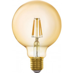 LED-Älylamppu Eglo connect.z, filamentti, E27, G95, 500lm, 4.9W, meripihka
