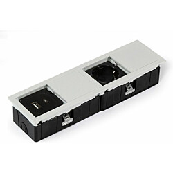 Pistorasia Limente MONO-2 USB, valkoinen