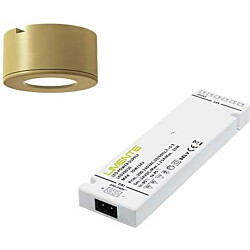 LED-valaisinsetti Limente LED-LETO, 1 kpl, 4000K, messinki