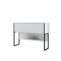 Lipasto Linento Furniture Luxe, musta/valkoinen