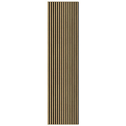 Akustiikkapaneeli Landskap Dekor, 2400x600x21mm, öljytty tammi