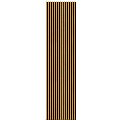 Akustiikkapaneeli Landskap Dekor, 3000x600x21mm, öljytty tammi