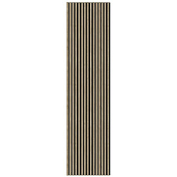 Akustiikkapaneeli Landskap Dekor, 2400x600x21mm, vaalea pähkinä