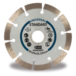 Timanttilaikka Mandrex Standard 125mm, universal