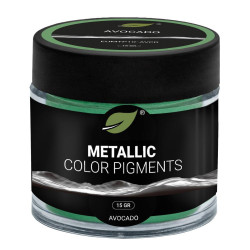 Väripigmentti EcoPoxy 15g, Avocado, metallinkiilto