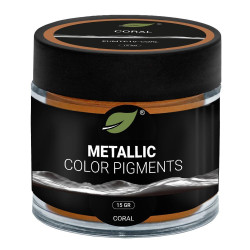 Väripigmentti EcoPoxy 15g, Coral, metallinkiilto