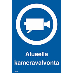 Merkintäkilpi "Kameravalvonta", 20x30cm