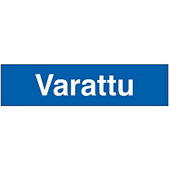 Merkintätarra "Varattu", 10x4cm