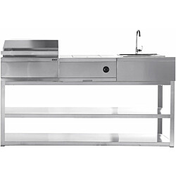 Kesäkeittiö Myoutdoorkitchen Nordic Line Visby, ruostumaton teräs