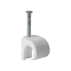 Naulakiinnike Schneider Electric Renova TC 7-10, valkoinen, 20kpl