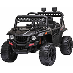 Lasten sähköauto Nordic Play Speed Offroader, 12V7AH, EVA-renkaat, musta