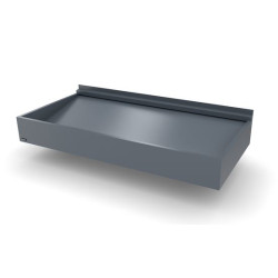 Ovikatos Designtak Box Classic, 200cm, grafiitinharmaa, vasen