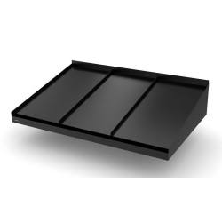 Ovikatos Designtak Classic, 150cm, musta, vasen