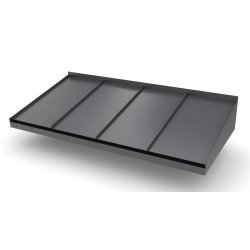Ovikatos Designtak Classic, 200cm, tummanharmaa, vasen