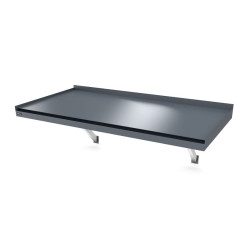 Ovikatos Designtak Modern Flat Console, 200cm, grafiitinharmaa, vasen