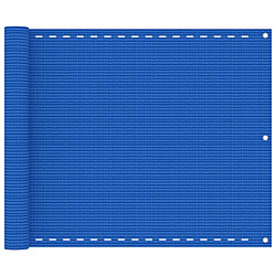Parvekkeen suoja 75x500 cm HDPE sininen