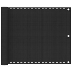 Parvekkeen Suoja HDPE 75x600 cm antrasiitti