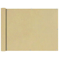 Parvekkeen Suoja Oxford-kangas 90x400 cm beige