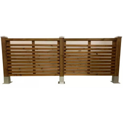 Terassin kaide Patio Terassit, 290cm, kestopuu