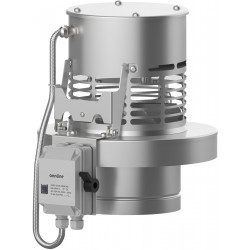 Savukaasuimuri PETE H250, teräshormille Ø114mm, imuteho 700m³/h, musta