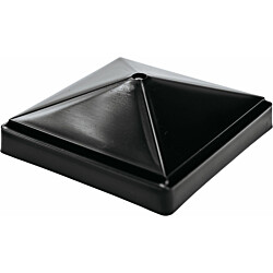 Tolpanhattu Plastec, 125x125mm, musta RR33