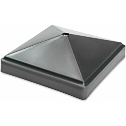 Tolpanhattu Plastec, 125x125mm, tummanharmaa RR23