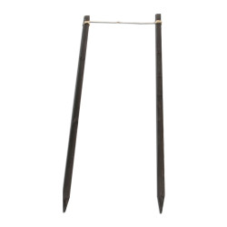 Puiden kasvutuki Miljöökoriste, 150cm, harmaa